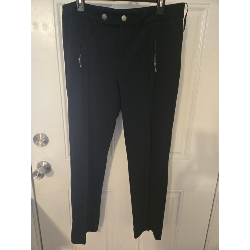 Ralph Lauren Black pants women size 14P Straight Leg.